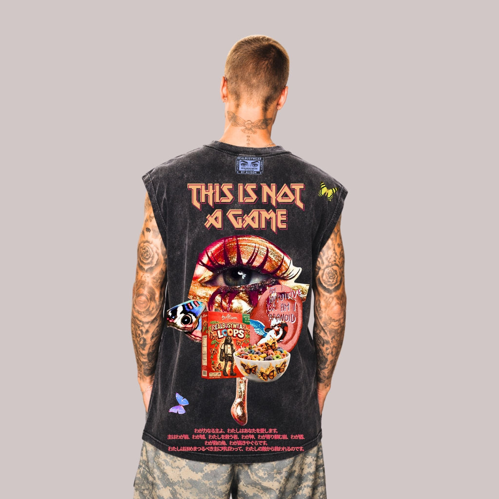 NOT A GAME TANK TOP