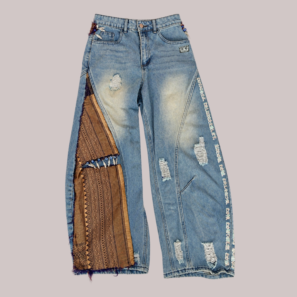 THE SARI DENIM BLUE JEANS